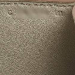 Hermès Gris Perle Swift Leather Medor Clutch 23