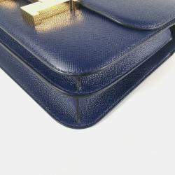 Hermes Blue Sapphire Epsom Constance 24 Bag