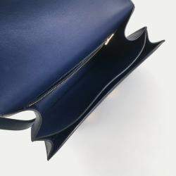 Hermes Blue Sapphire Epsom Constance 24 Bag