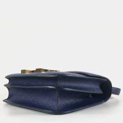 Hermes Blue Sapphire Epsom Constance 24 Bag