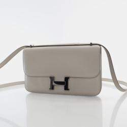 Hermes Elan Gris Perle Swift Constance Bag