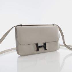 Hermes Elan Gris Perle Swift Constance Bag