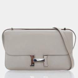 Hermes Elan Gris Perle Swift Constance Bag