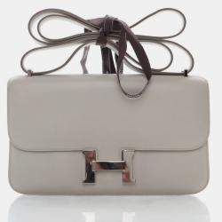 Hermes Elan Gris Perle Swift Constance Bag