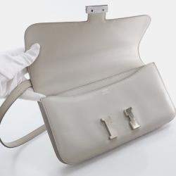 Hermes Elan Gris Perle Swift Constance Bag