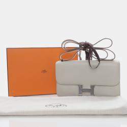 Hermes Elan Gris Perle Swift Constance Bag