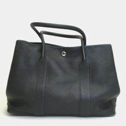 Hermes Black Negonda Garden Party 36 Handbag