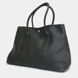 Hermes Black Negonda Garden Party 36 Handbag