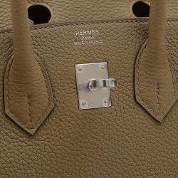 Hermes Beige Marfa Togo Birkin handbag