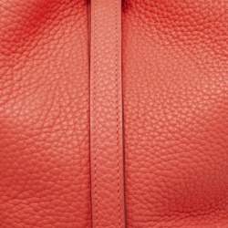 Hermes Rose Jaipur Taurillon Clemence Leather Picotin Lock 18 Bag