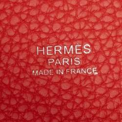 Hermes Rose Jaipur Taurillon Clemence Leather Picotin Lock 18 Bag