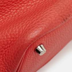 Hermes Rose Jaipur Taurillon Clemence Leather Picotin Lock 18 Bag