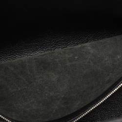 Hermes Noir Togo Leather Palladium Finish Kelly Retourne 35 Bag