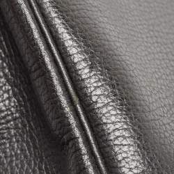 Hermes Noir Togo Leather Palladium Finish Kelly Retourne 35 Bag