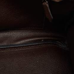 Hermes Chocolat Taurillon Clemence Leather Palladium Finish Birkin 30 Bag