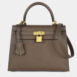 Hermes Epsom Leather Kelly 25  Handbag