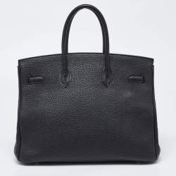 Hermès Black Togo Leather Gold Finish Birkin 35 Bag
