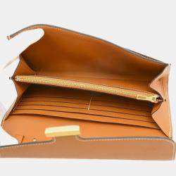 Hermes Toffee Epsom Leather Constance To-Go Wallet 