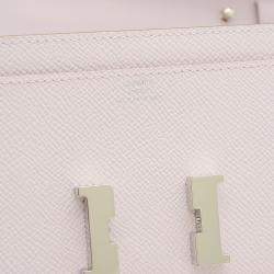 Hermes Pink Epsom Leather Constance To-Go Wallet 