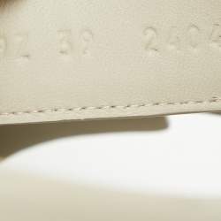 مملوكة مسبقًا Hermes Grey Leather Chypre Flats 39