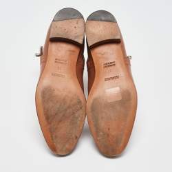 Hermes Brown Leather Neo Ankle Length Boots 38 