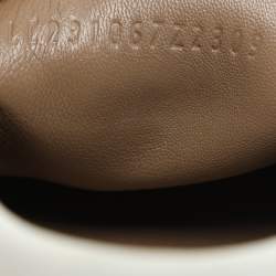 Pre Owned Hermes White Leather Destin Loafers Size 35