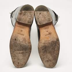 مملوكة مسبقًا Hermes Black Leather Jumping Knee Length Boots Size 38