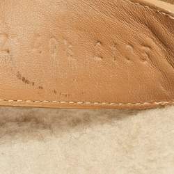 Hermes Tan Suede Chypre Sandals Size 40.5