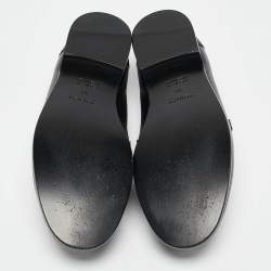 Hermès Black Leather Destin Loafers Size 39