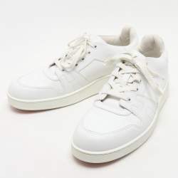 Hermes White Leather Free Low Top Sneakers Size 39