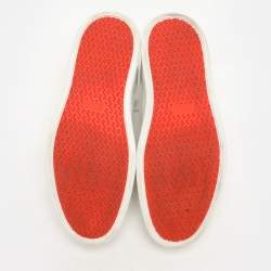 Hermes White Leather Free Low Top Sneakers Size 39