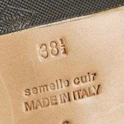 Pre Owned Hermes Burgundy Leather Kelly Jumping Knee Length Boots Size 38.5