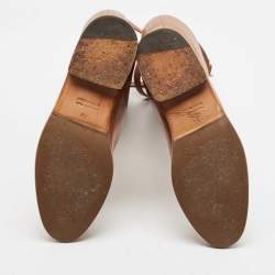 مملوكة مسبقًا Hermes Brown Leather Kelly Jumping Knee Length Boots Size 39