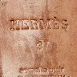 Hermes Grey Suede Brighton Low Ankle Boots Size Size 37
