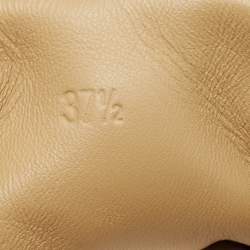 Hermes Brown Suede Miles Lace Up Sneakers Size 37.5