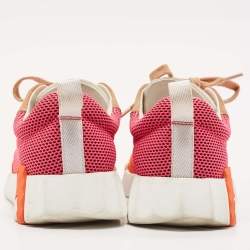 مملوكة مسبقًا Hermes Multicolor Mesh and Suede Bouncing Sneakers Size 36