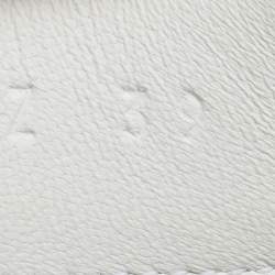 Hermes White Leather Chypre Flat Sandals Size 39