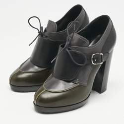 Hermes Multicolor Leather Harnais Booties Size 38.5