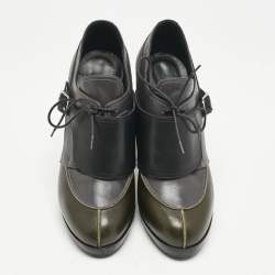 Hermes Multicolor Leather Harnais Booties Size 38.5