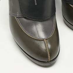 Hermes Multicolor Leather Harnais Booties Size 38.5