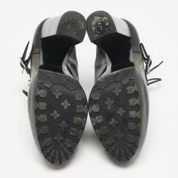 Hermes Multicolor Leather Harnais Booties Size 38.5