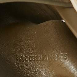 Hermes Green Suede Eze Cork Platform Wedge Sandals Size 38