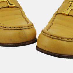 Hermes Beige Constance Loafers Shoes 
