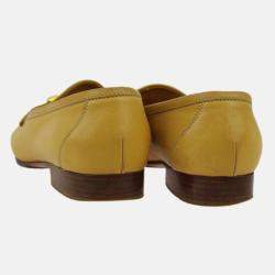 Hermes Beige Constance Loafers Shoes 