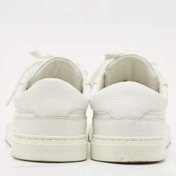 Hermes White Leather Day Low Top Sneakers Size 38