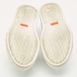 Hermes White Leather Day Low Top Sneakers Size 38