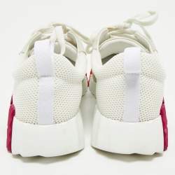 Pre Owned حذاء رياضي هيرمس Bouncing شبك أبيض وألكنترا مقاس 39.5