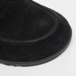 Hermes Dark Green Suede Go Mules Size 39