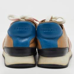Hermes Multicolor Leather Trail Low Top Sneakers Size 39