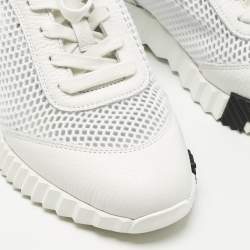 مملوكة مسبقًا حذاء رياضي هيرمس Bouncing شبك أبيض وألكنترا مقاس 39.5